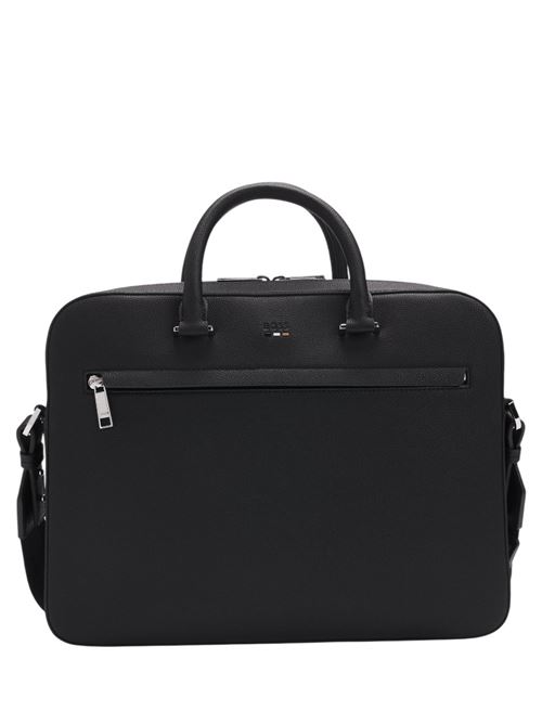 Document bag in hammered semi-leather BOSS | 50536498 RAY_S DOC CASE.001